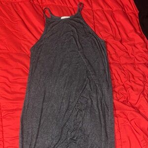 Maitai Dark Gray Sleeveless Maxi Dress